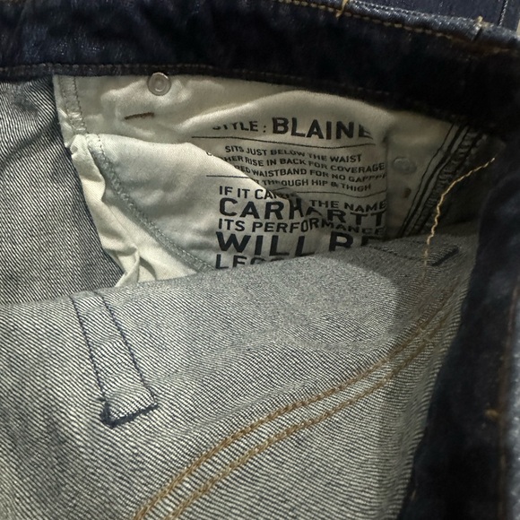 Carhartt Dark Blue Women's Jeans - Picture 9 of 13